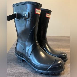 Hunter Winter Rain Cute Boots Original, Tall, Black, Women’s size 7, Like New!